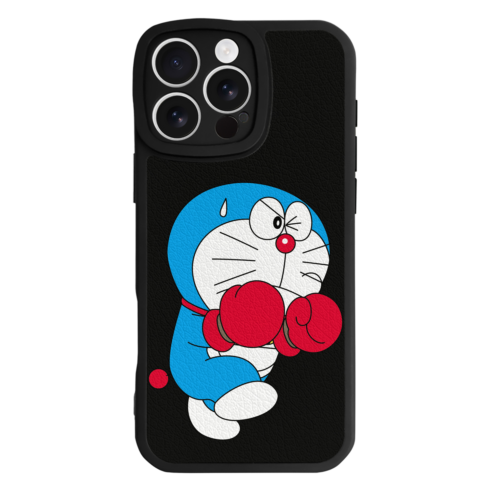 （画像用） ドラえもん Doraemon 【iPhone 16シリーズ対応】シリコンスマホケース（レザー調） 材質：シリコン